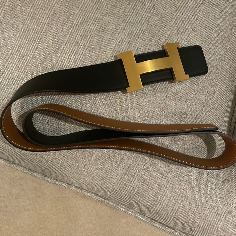 Hermes reversible belt